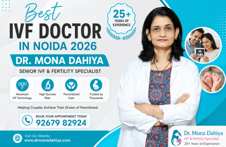 Best IVF Doctor in Noida 2026 – Dr. Mona Dahiya | Senior IVF & Fertility Specialist